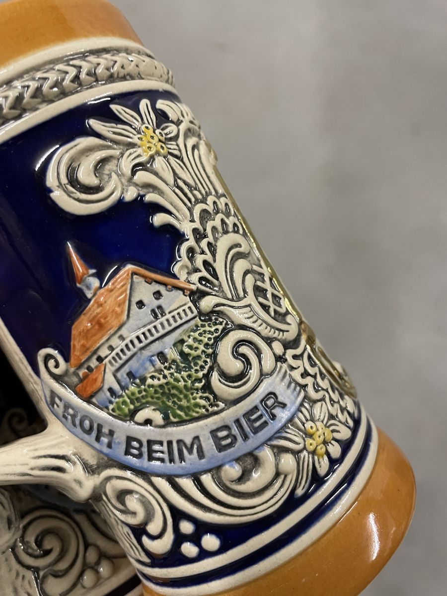 Caraffe: Vintage Bierkrüge, 3 Stk., Gerz – Nuovo (secondo la descrizione) da Kirchdorf AG venduto da only4us 2