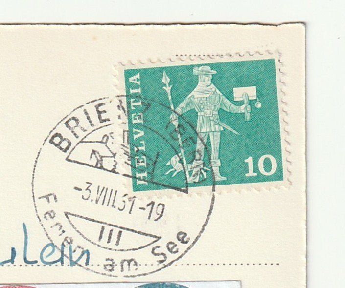 Cartoline postali: Ansichtskarte Brienz Berner Oberland 1961 – Usato da St. Gallen venduto da Ricardo_Deals 2