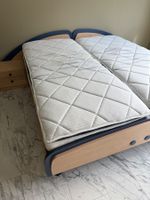 Schlafzimmer Doppelbett mit  Taschenfederkern-Matratzen