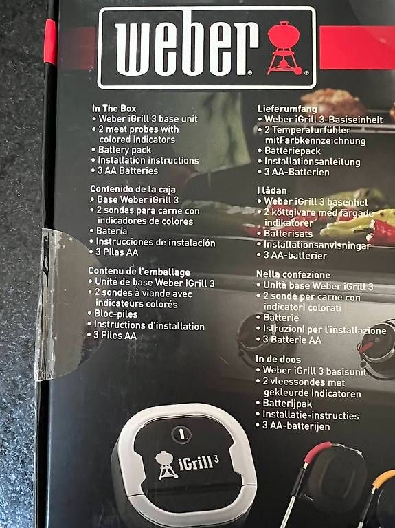 Weber Altro per la casa: Weber iGrill 3 neu und originalverpackt – Usato da Arlesheim venduto da SKA_4144 2