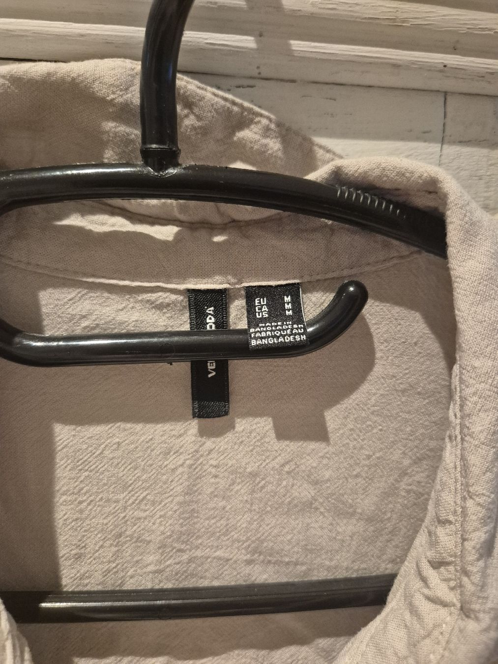 Vero Moda Blusen: Damen Bluse leicht Grösse M beige Leinenoptik – Gebraucht aus Reinach BL von NeuEntdeckt 1