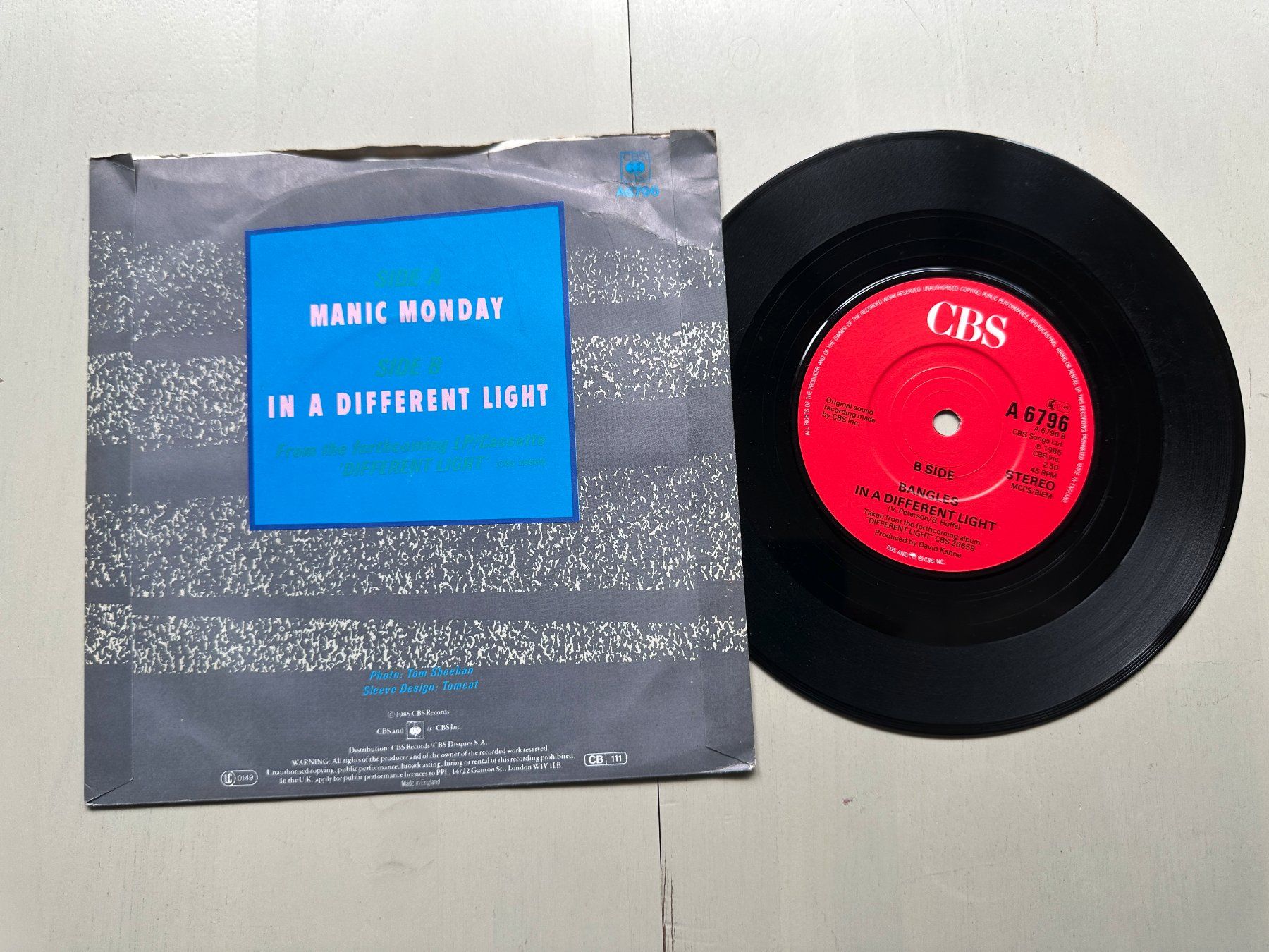 Dischi in vinile: BANGLES tolle Single PRINCE Kult Manic Monday 80's UK differ – Usato da Basel venduto da Partridge 1