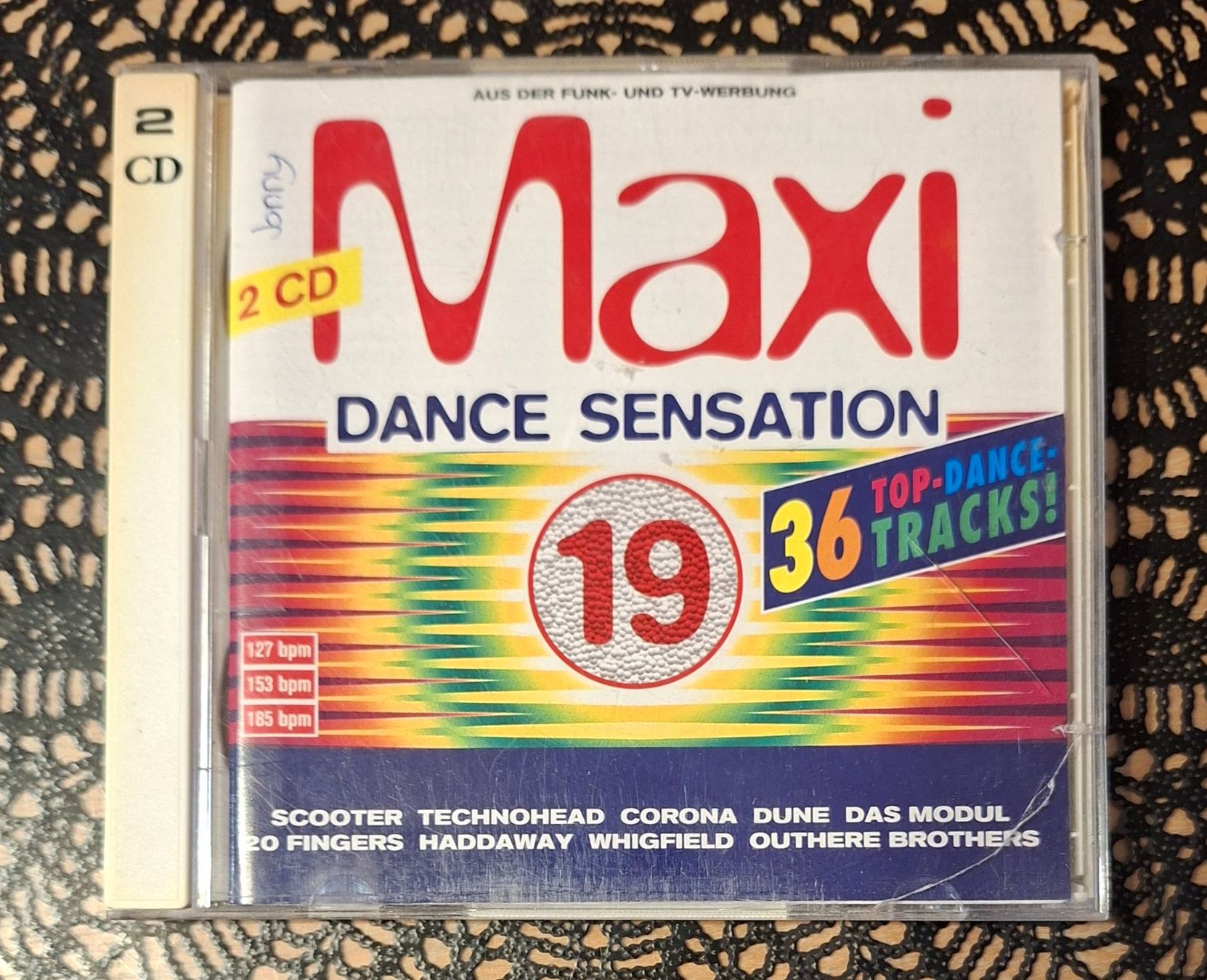 CD: Maxi Dance Senation 19, 2CD Hit Compilation Sampler 1995 – Usato da Schönenberg TG venduto da breiti12