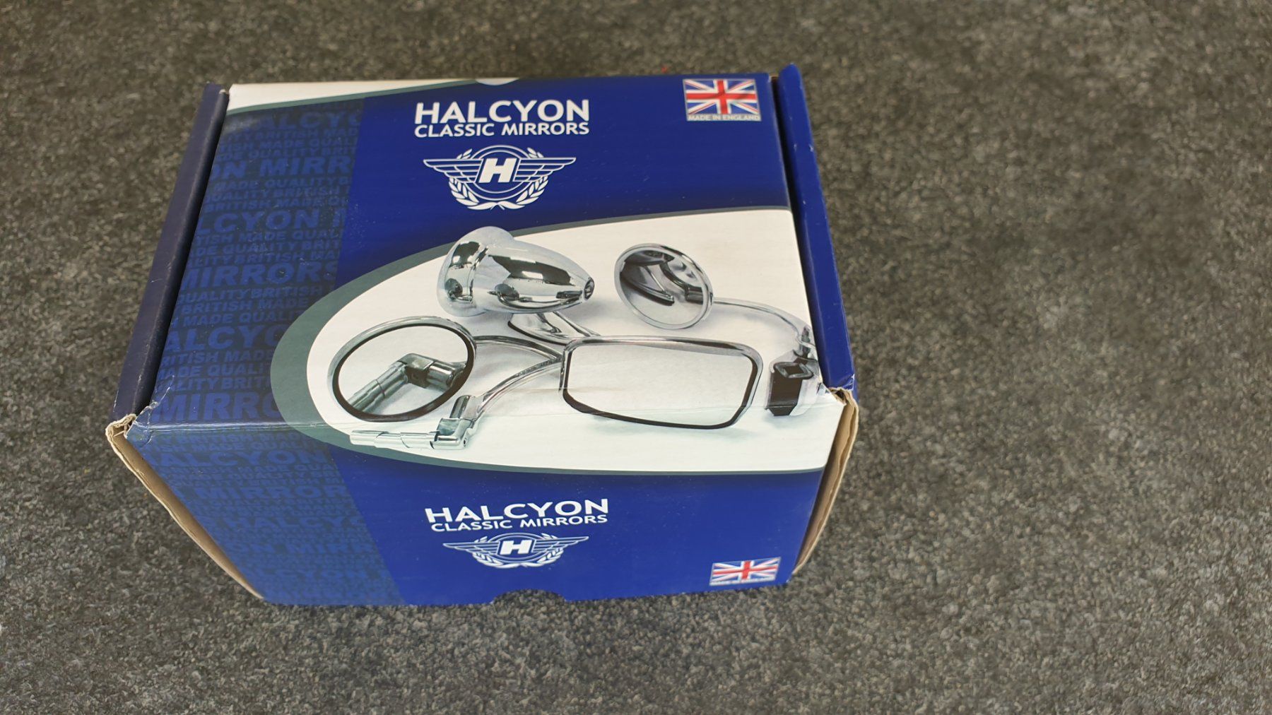 Tutti i ricambio per moto: HALCYON  Bar End Mirror – Nuovo e nell'imballaggio originale da Luzern venduto da RJN01