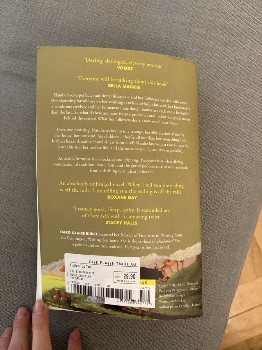 Libri: Yesteryear / Caro Claire Burke – Usato da Zürich venduto da ann_d2r8 1