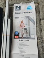 Insektenschutz-Türen 2 Stk. / max. 100x210cm NEU Alu-weiss