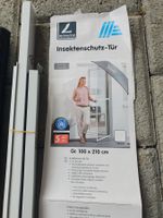 Insektenschutz -Tür / 2 Stk.  100 x 210cm NEU Alu - weiss