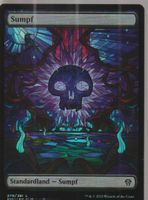 TCG Magic The Gathering MTG DMU 279 FOIL Sumpf (V.4)  LANDS