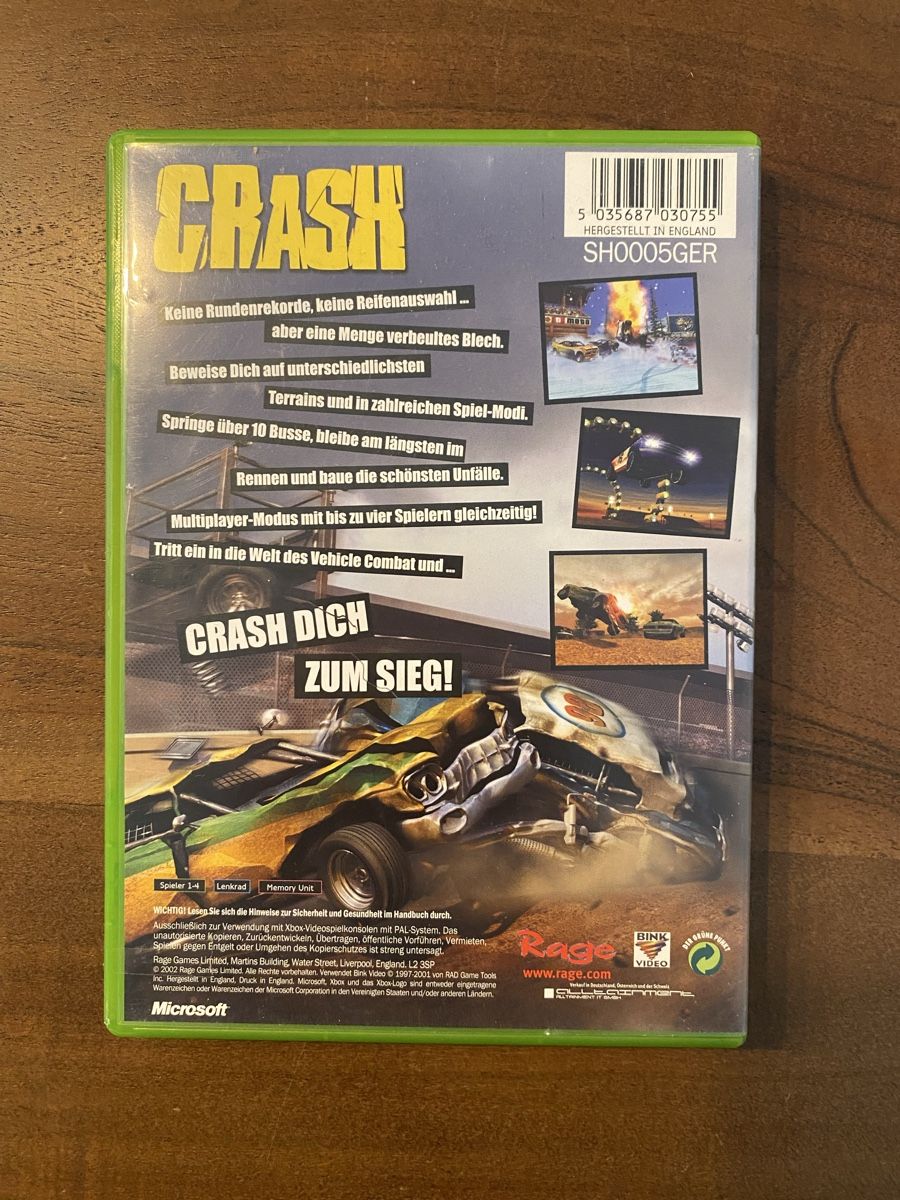 Microsoft Giochi: Crash für Xbox – Usato da Thunstetten venduto da Virus_33 2