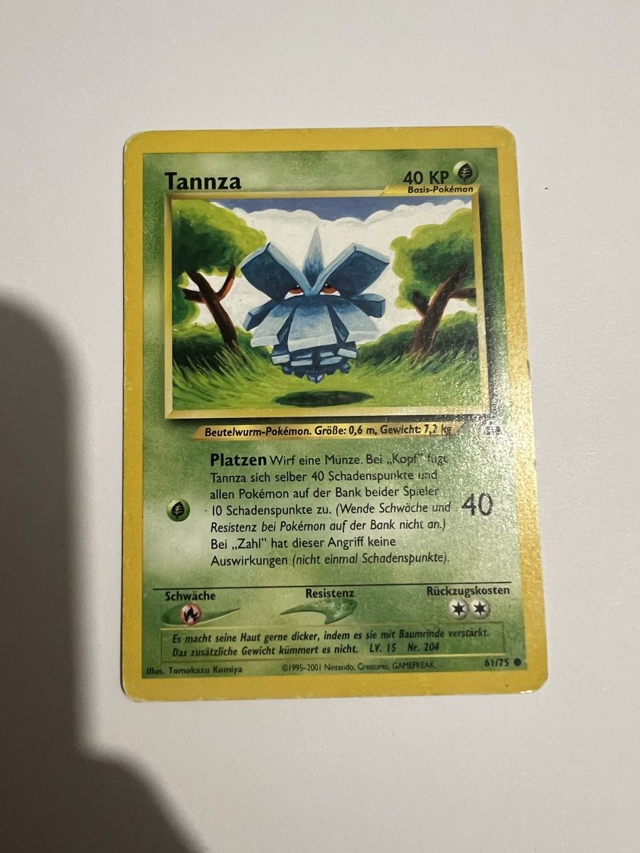 Pokémon Carte collezionabili: Pokemonkarte Tannza – Usato da Willisau venduto da Neiro77