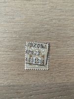 Alte Briefmarke 2 Rappen gebraucht