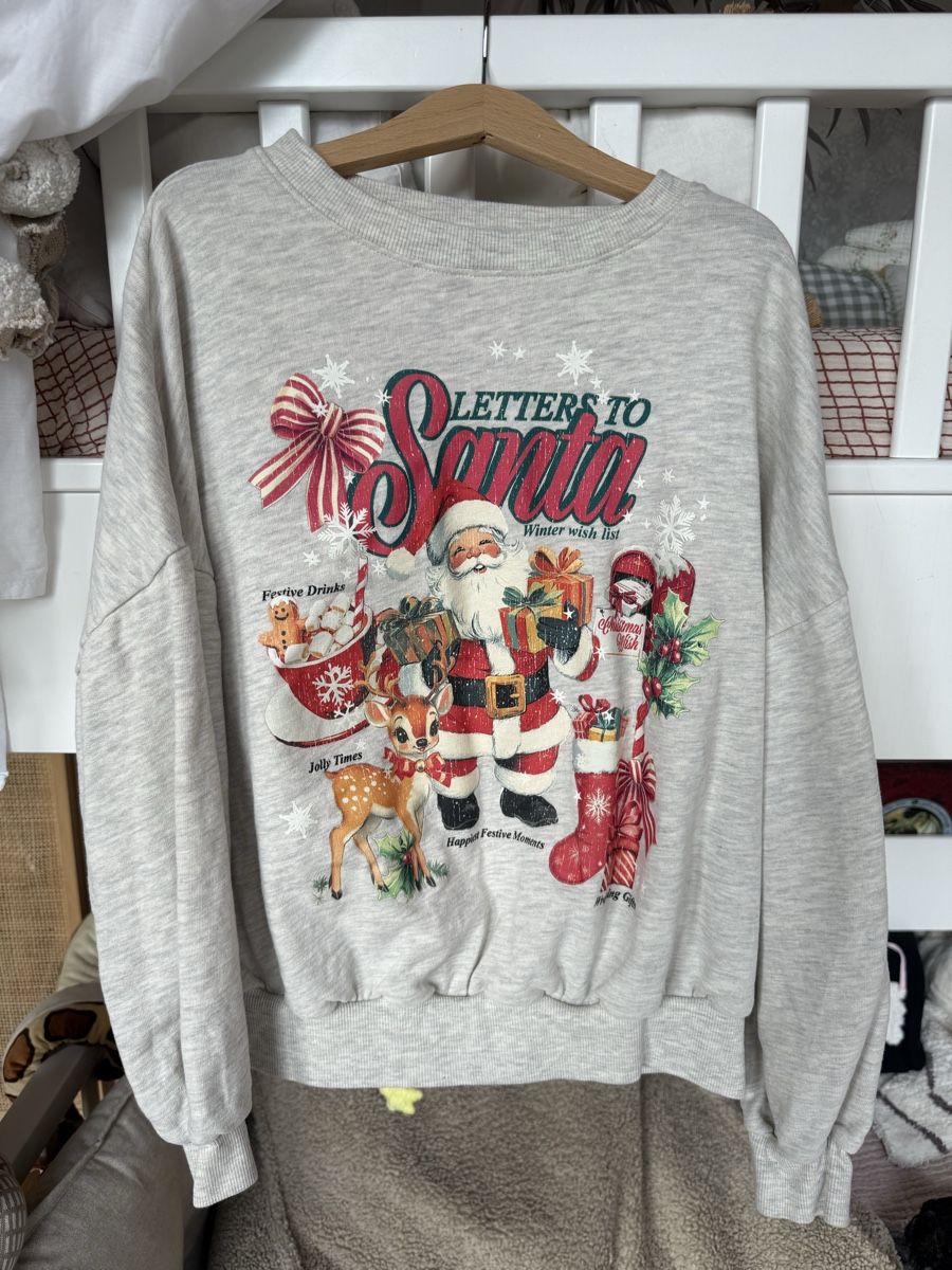 Next Maglioni & Felpe: Next Pullover, Letters to Santa, Grösse 152, Top! – Usato da Erlenbach ZH venduto da Arti83