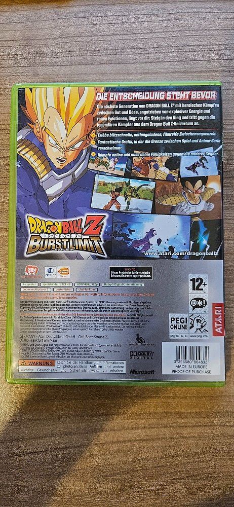 Microsoft Giochi: Dragonball Z - Burst Limit – Usato da Winterthur venduto da Men_in_black 1