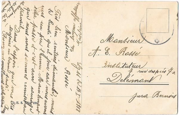 Cartoline postali: Lyss sehr belebt mit Post etc. – Usato da Olten venduto da clotaldi 1