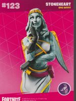 FORTNITE TRADING CARD serie 2 # 123 STONEHEART Epic outfit