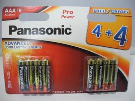 Panasonic Pro Power AAA, LR03, Ablaufdatum: 01.2034