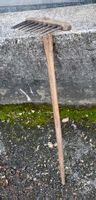 handgemachter antiker Gartenrechen - Râteau de jardin L 71cm