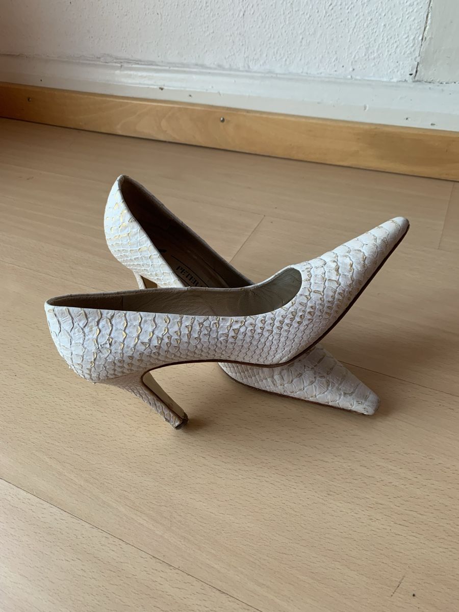 Scarpe da donna: Peter Kaiser Echtleder Pumps, Schlangenmuster, Grösse 36 – Usato da Luzern venduto da deb_dg6g