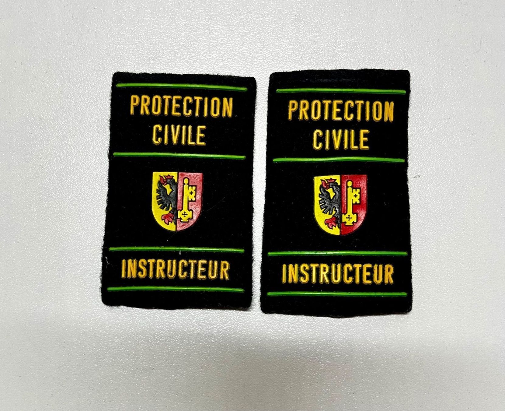 Plaketten & Abzeichen: Patelettes instructeur Protection civile – Gebraucht aus Carouge GE von pierre956