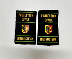 Patelettes instructeur Protection civile