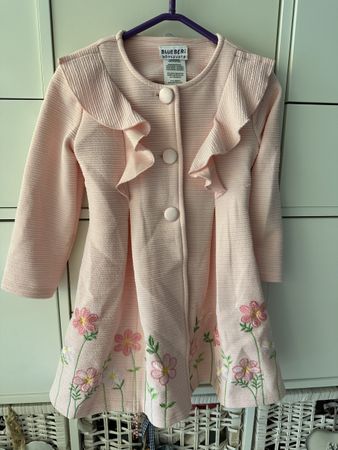 Mädchen Mantel Blueberi Boulevard rosa Grösse 110 neuwertig