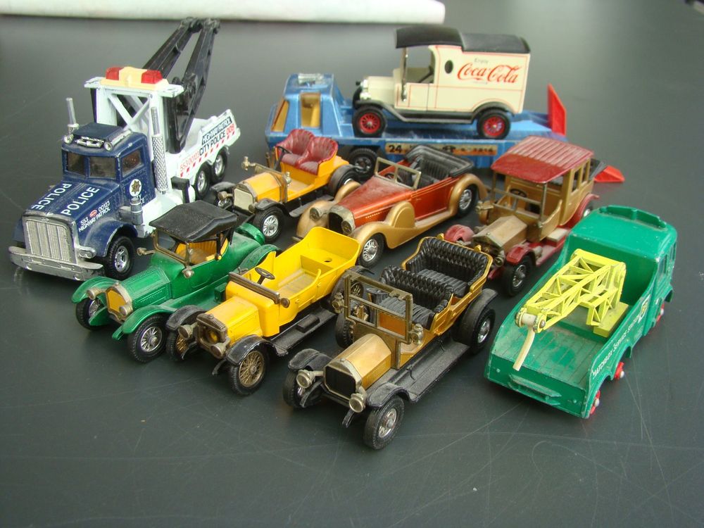 10 alte Matchbox Autos 70er Jahre Oldtimer Coca Cola etc rar | Kaufen