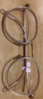 Lunettes rondes, monture or rose - Style vintage!
