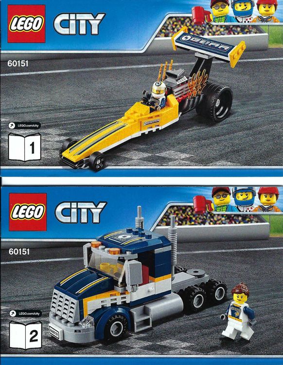 LEGO® 60151 City Race - Dragster Transporter | Kaufen auf Ricardo
