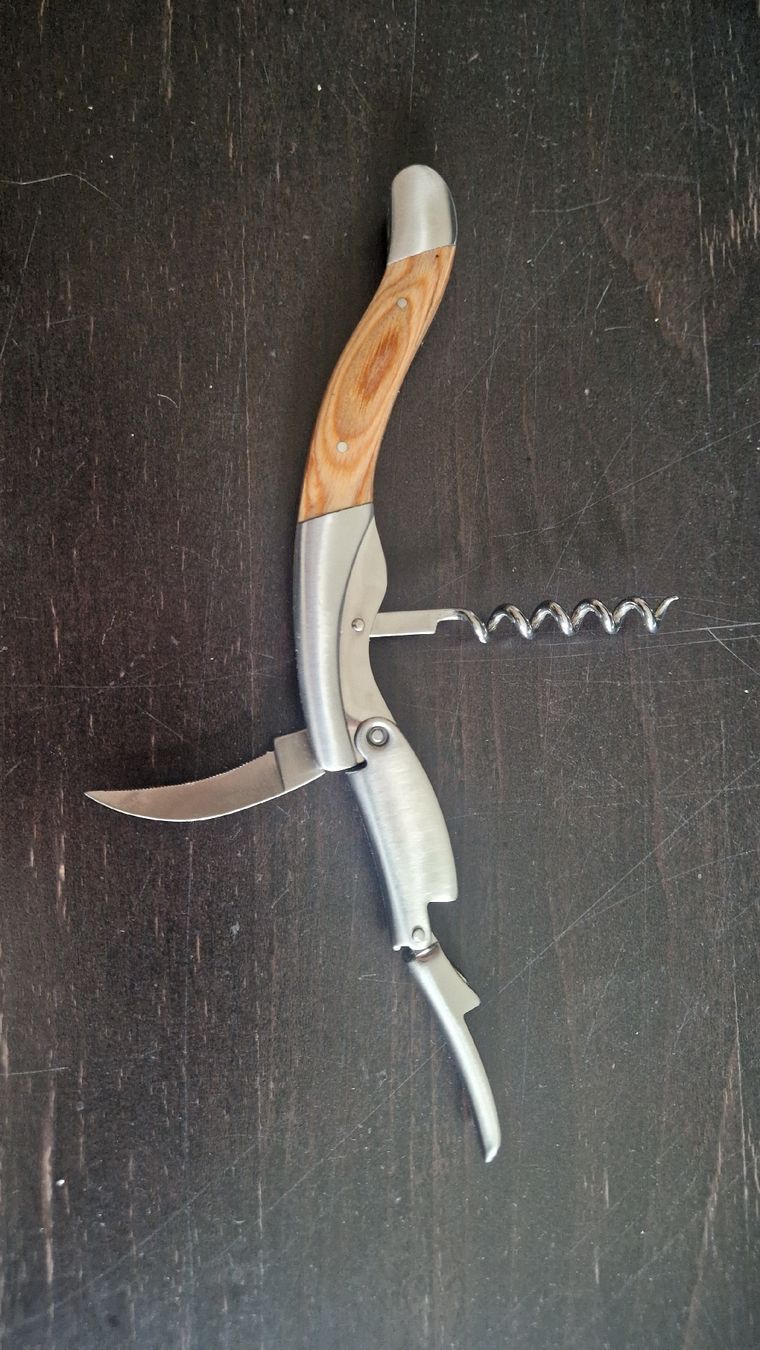 Laguiole Apribottiglie & Tappi per chiusura: Kellnermesser Legnoart mit Holzgriff – Nuovo (secondo la descrizione) da Luzern venduto da Biker2022