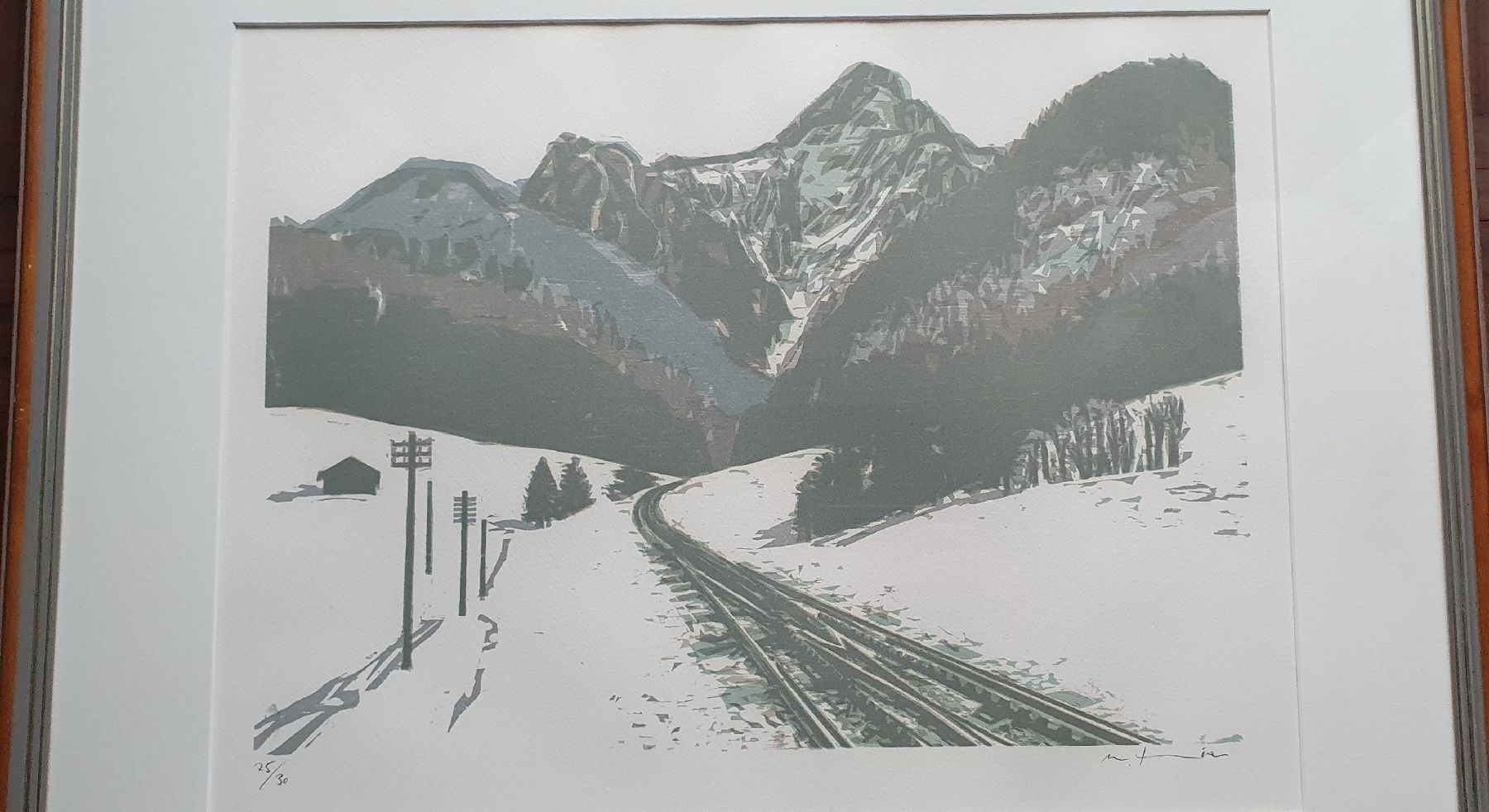 Xilografie: Bild - Martin Thönen -  Holzschnitt – Usato da Kreuzlingen venduto da Rschweiz1 1