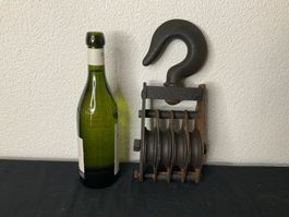 Alte Riemenscheiben.