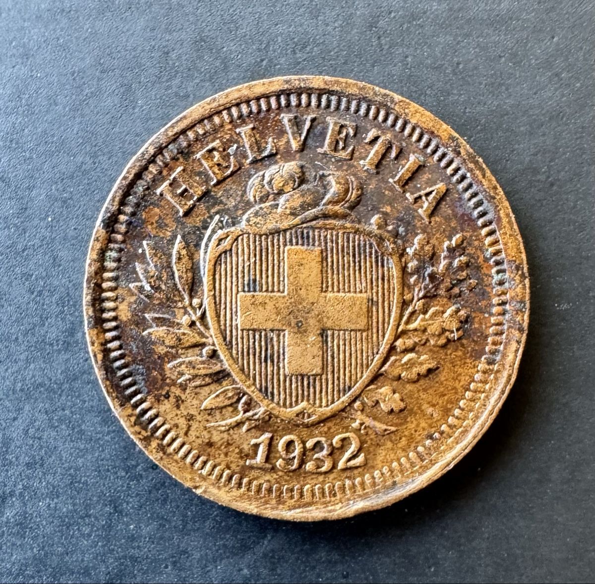 Tutti le monete: 1 Rappen 1932 – Usato da Meilen venduto da coins4sale