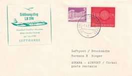 Erstflug Lufthansa Frankfurt - Ankara 1961