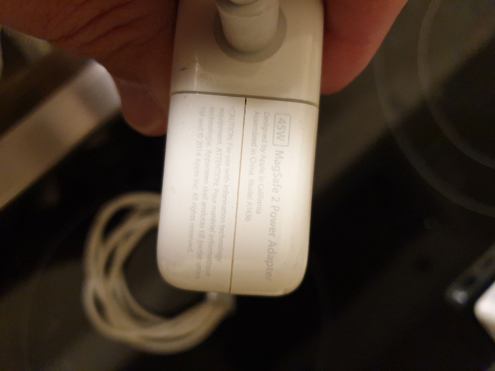 Apple Caricabatterie: Apple MagSafe 2 Power Adapter 45W A1436 22 – Usato da Ittigen venduto da Ziok187 3