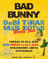 BAD BUNNY Konzert Ticket, 11. Juli 2026, Stockholm