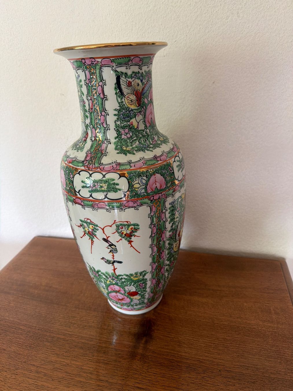 Vasi & Recipienti: Wunderschöne, grosse Vase mit Vögel- und Blumenmuster – Nuovo (secondo la descrizione) da Heerbrugg venduto da martin_sturm 2