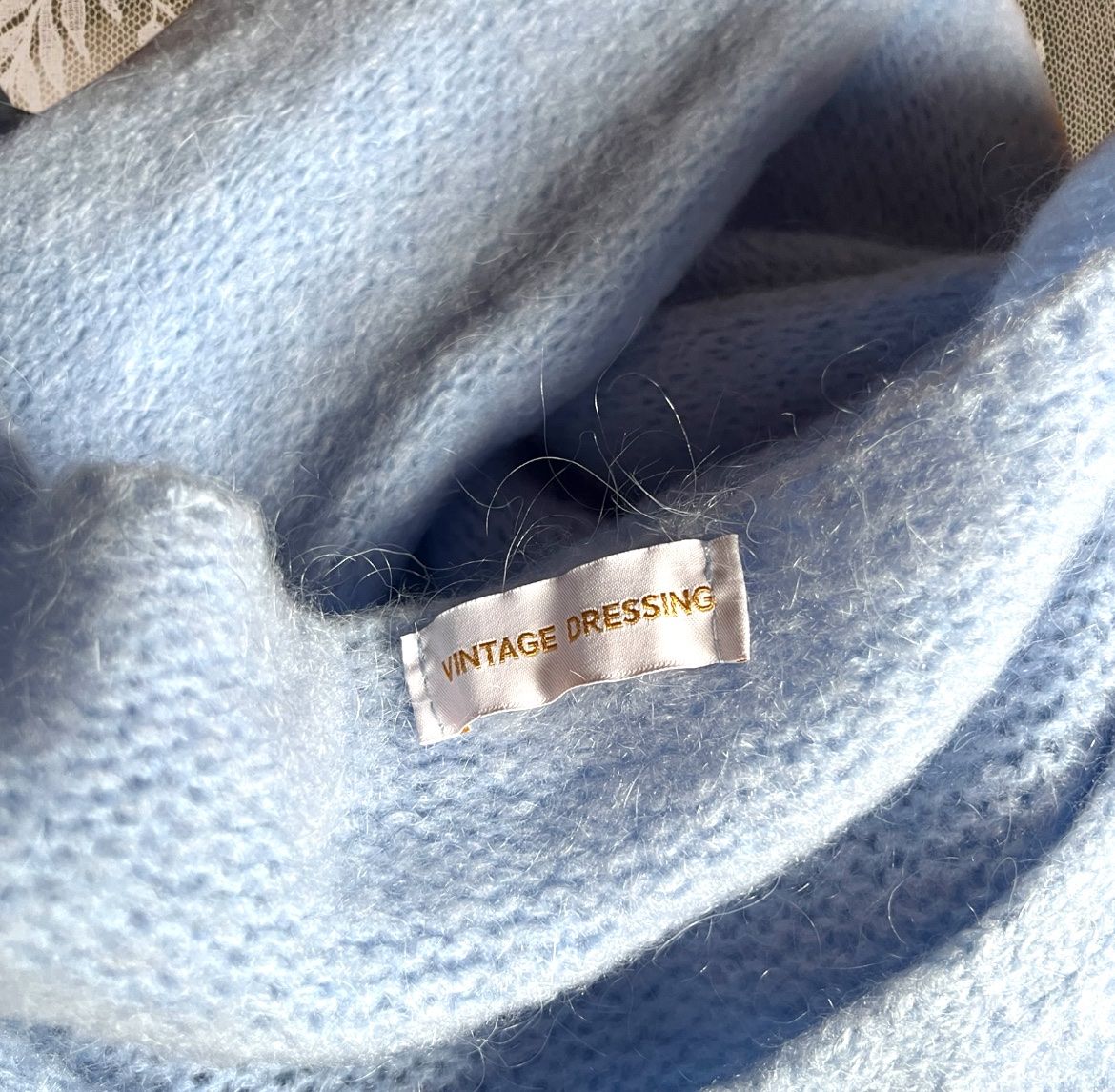 Giacche: Vintage Dressing Strickjacke, hellblau, Gr. S – Nuovo (secondo la descrizione) da Seuzach venduto da sweetchameleon 3