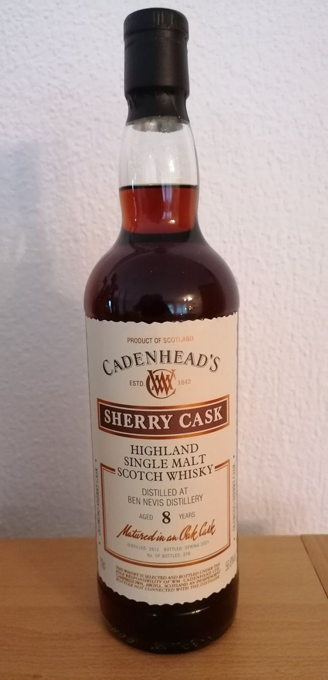 Ben Nevis Bevande alcoliche: Ben Nevis Cadenhead Oloroso Sherry Cask 56.6% – Nuovo e nell'imballaggio originale da Buochs venduto da Shoppingfriend