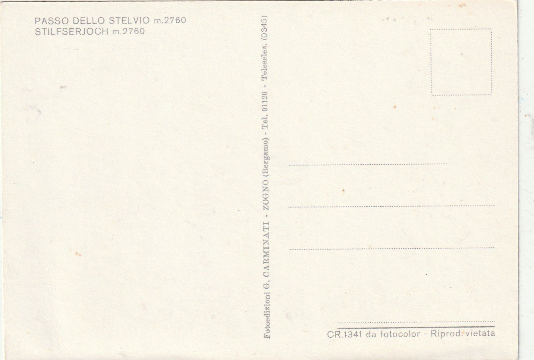 Cartoline postali: Stelvio Pass – Usato da Lumbrein venduto da made02 1
