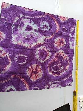 Lila Batik Sommer Schal