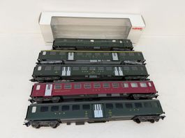 Märklin 5teilig SBB Leichtstahl Wagen Gepäck- + Restaurant