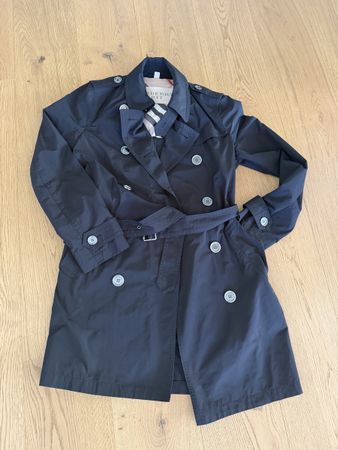 Trenchcoat Burberry Brit schwarz Grösse 38 guter Zustand