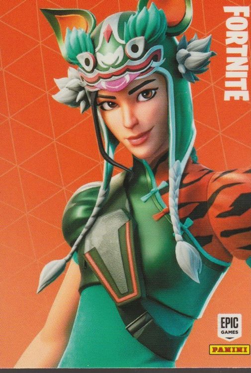 FORTNITE TRADING CARD serie 2 # 103 TIGERESS Rare outfit | Kaufen auf ...