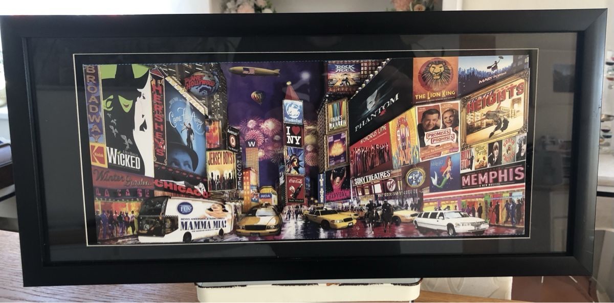 Poster & Bilder: New York Times Square Broadway 3D Bild – Gebraucht aus Oberwil BL von scorpio70