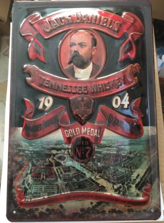 Insegne: Jack Daniels Distellery Schild 20x30cm – Nuovo e nell'imballaggio originale da Schiers venduto da Topflash74