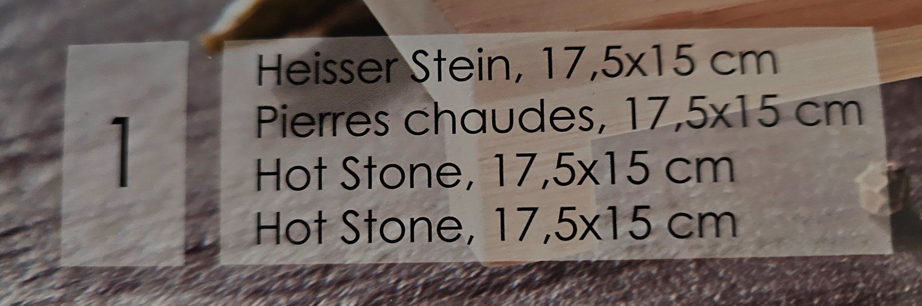 Set di piatti: HOT STONE SET/Neu – Nuovo e nell'imballaggio originale da Geuensee venduto da JeMaUrPe 1