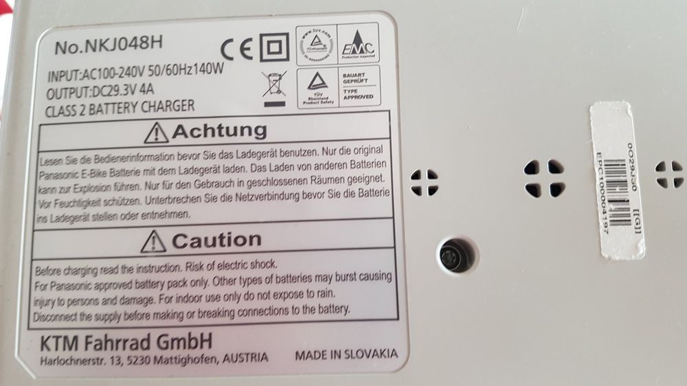 TOP CHARGEUR Netzteil 26V 40VA AC/DC Adapter – Ersatz Für SW-260040 & SW-W9633 Mit 120cm Kabel