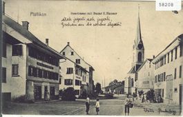 Pfäffikon ZH - Seestrasse mit Bazar E. Hauser - animee