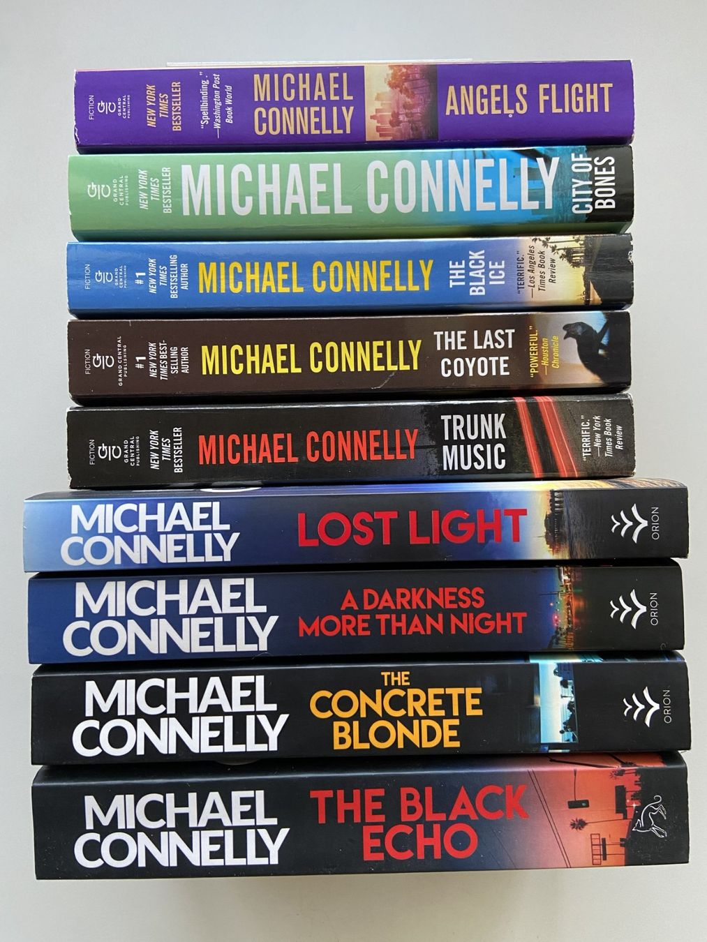 Bücher: Michael Connelly - 9  Harry Bosch Thriller in Sequence – Gebraucht aus Baden von campari66 2