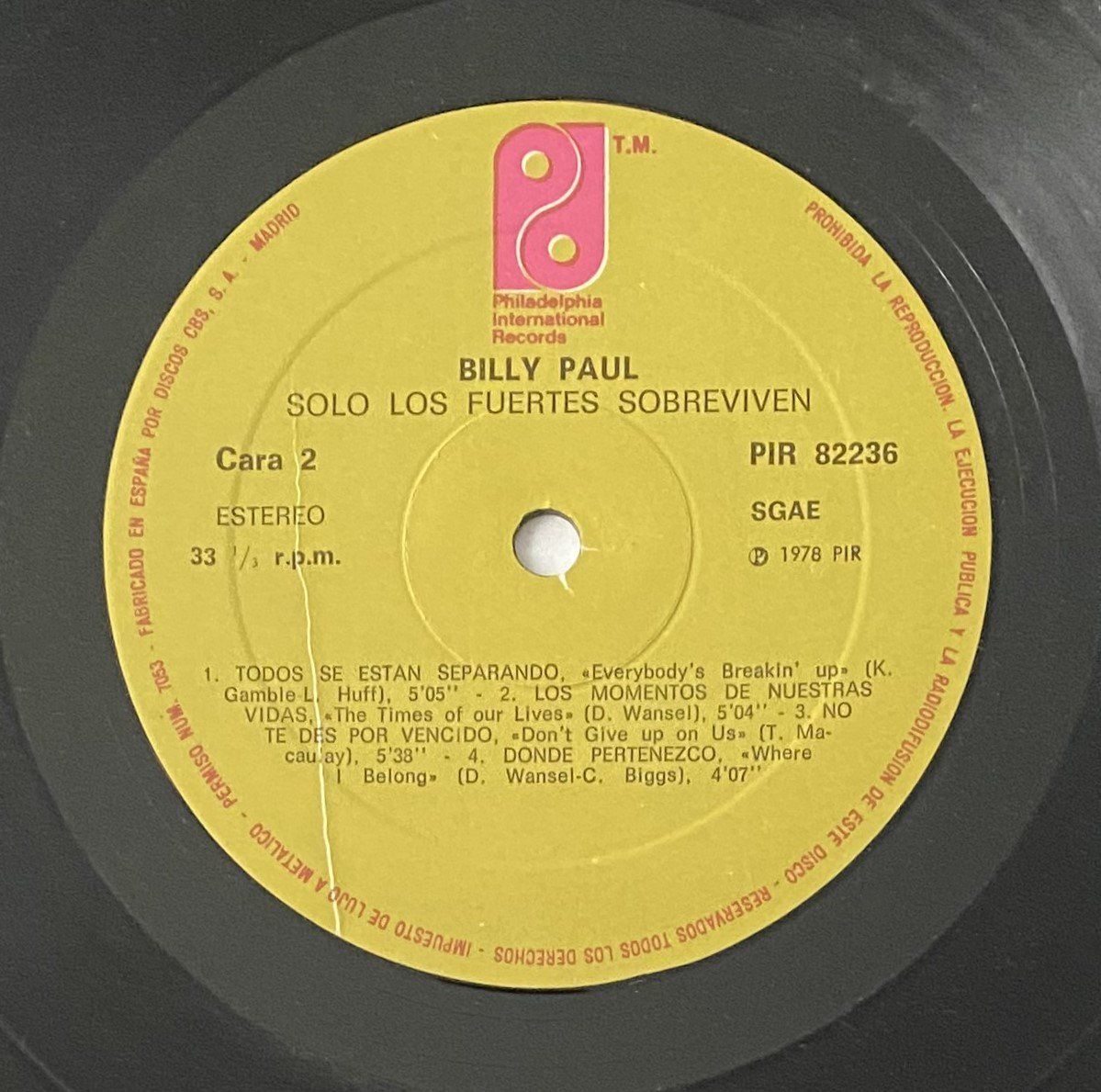Dischi in vinile: Billy Paul, Only The Strong Survive – Usato da Flums venduto da Empe1 3